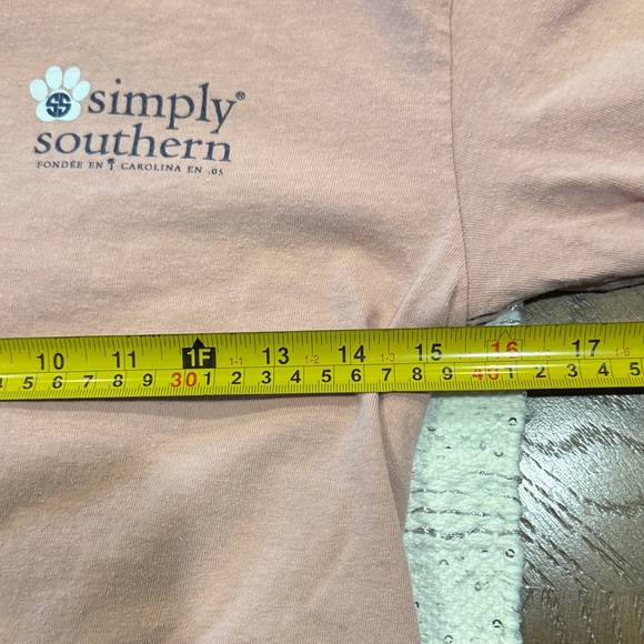 Simply Southern Womens Dusty Rose Long Sleeve Tee - Picture 8 of 10